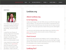 Tablet Screenshot of lesbian.org