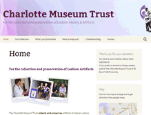 Tablet Screenshot of charlottemuseum.lesbian.net.nz